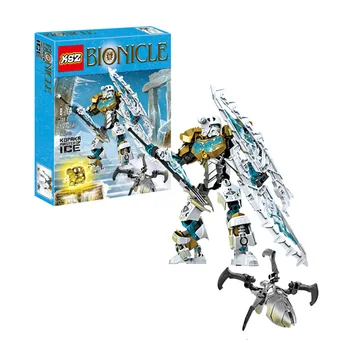 Bionicle Sarja Kopaka Master of Ice Onua Kapten Maa Action Joonis ehitusplokk Telliskivi Mänguasjad Kooskõlas Lepining