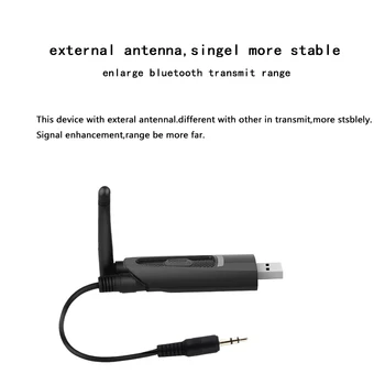 Bluetooth-5.0 Saatja AptX Madal Latentsus / LL USB Audio Adapter 3,5 mm AUX-Pesa Wireless Dongle Apt-X Saatja TV PC PS4