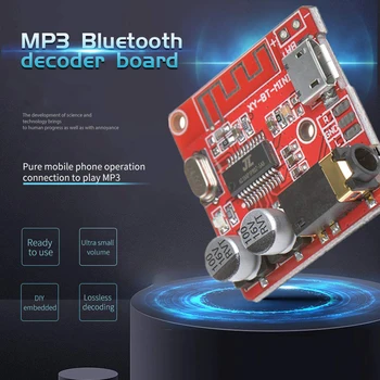 Bluetooth-Dekooder 5V MP3 Elektroonilise Heli Võimendi Automaatne Ühendamine Kadudeta Kohandatud Auto Bluetooth-4.1 MP3 WAV Dekodeerimine Juhatus