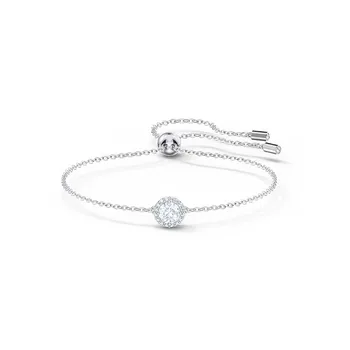 Brand 1:1 Elegantne Temperament Diamond Ring Crystal Reguleeritav Hõbe Libistades Käevõru Luksuslik ja Peen Daam Hõbe Ehted