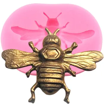 Bumblebee Putukate Silikoon Hallituse DIY Mesilaste Cupcake Torukübar Fondant Kook Dekoreerimiseks Tööriistad, Ehted Vaik Savi Kommid, Šokolaad, Hallitusseened