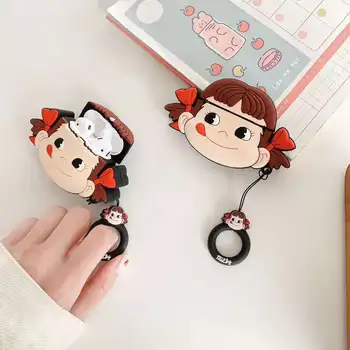 Cartoon 3D Jaapan candy Peko Tüdruk Piimjas poiss, Peakomplekti, Kõrvaklapid Puhul Apple Airpods Pro 1 2 3 Ringi Kaitsev Kate