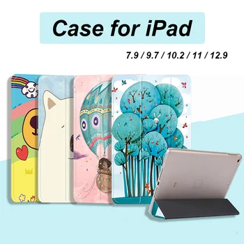 Case for iPad Õhu 4 Pro 11 2020 2021 Armas Case for iPad 8. Põlvkonna 8 10.2 6. ja 7. Põlvkonna Air 3 Pro 10.5 Mini 5 4 Kaas