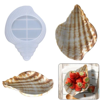 Conch Shell Ladustamise Kasti Epoksüvaik Hallituse Ehted Omanik Casting Hallituse Silikoon