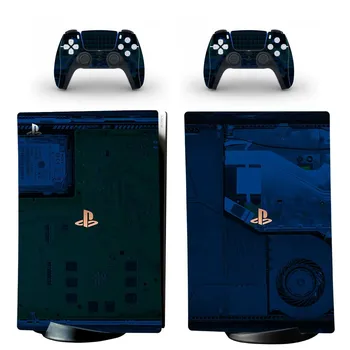 Custom Disain PS5 Digital Edition Naha Kleebis Decal Kaas PlayStation 5 Konsool ja 2 Kontrollerid PS5 Nahk, Vinüül Kleebis