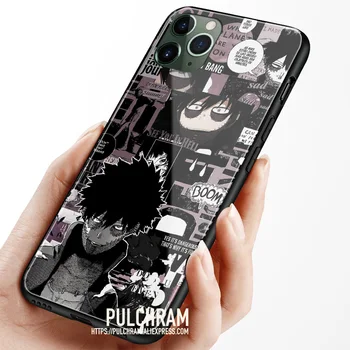 Dabi BNHA Anime Klaasi Pehmest Silikoonist Telefoni Juhul Katab Kest IPhone SE 6s 7 8 Plus X-XR, XS 11 12 Mini Pro Max Sumsung