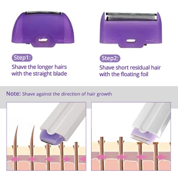 DIOZO Portable Laser Epilaator USB Laetav Keha Nägu Jalg Depilator Andur Hair Remover Tööriist