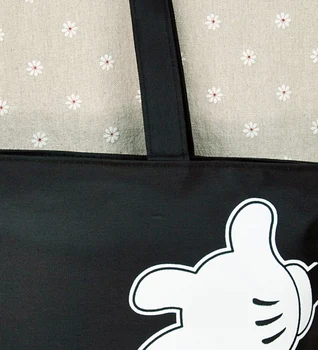 Disney Miki hiir käekott Cartoon lady mähe kott Õlal kott Suure mahutavusega kott Shopping Vaba aja veetmise kott naiste sidur