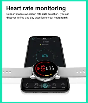 DT88pro ümar naine smart watch Veekindel Käevõru EKG-Südame Löögisageduse Monitor Magada Järelevalve Smartwatch Mehed IOS Android