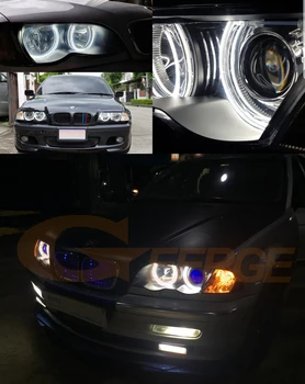 Dtm-i Stiilis Ultra bright Led Angel Eyes halo rõngad komplekt BMW E46 Sedaan, touring 1998-2005 318i 320i 323i 325i 328i 330i 320d 330d