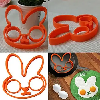 Easter Bunny Rabbit Silikoon Omlett Praetud Muna Ringi Pannkook Hallituse Toiduvalmistamis Hommikusöök Pann Ahju Köök