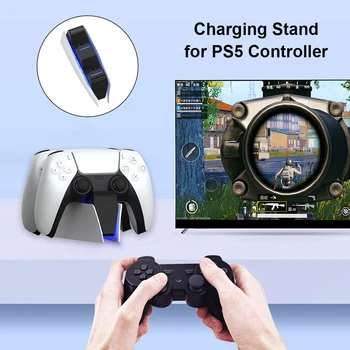 Eest PS5 Kontroller Laadija Dual USB-Kiire Laadimise Dock Station Seista USB-A Ouput PlayStation 5 DualSense Tarvikud