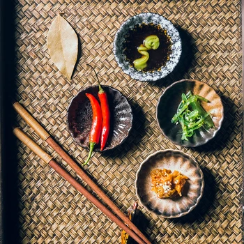FANCITY Jaapani-stiilis maitse roog, kodus söögi roog, maitsestatud roog, luu roog, loominguline keraamilised lauanõud, roog, plaat