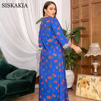 Fashion Muslim Abaya Kleit Naistele Roheline 2021 Ramadan Eid Jalabiya Dubai Maroko Seal Kaftan Araabia Omaan, Türgi Islami Riided