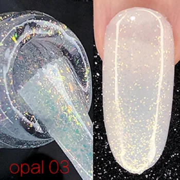 FRANCHESKA küünelakk uus flash pulber küünte poola 8ml Nail Art Küünte Geel Küünte Starlight opaal geeli uv-valgusravi