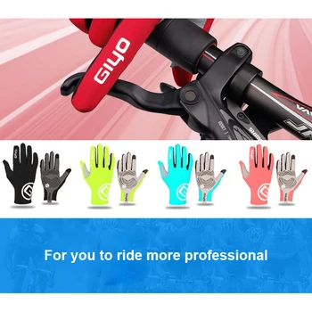GIYO Sport Jalgrattasõit Täis Sõrmega Kindad Anti-slip Spordi-Touch Ekraani Jalgratas BMX MTB Kindad Meestele Racing Road Bike Varustus