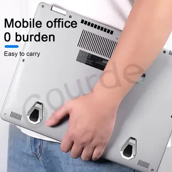 Gourde Portable Laptop Stand Kokkupandav Sülearvuti Tuge Seista Macbook Pro Air Arvuti Sülearvuti Omanik Jahutus Pad Ärkaja