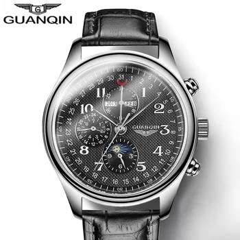 GUANQIN vaadata mehed Šveitsi Automaatne Mehaanilised kellad meeste Top Brändi Luksus Sõjalise Kell Relogio Masculino montre homme
