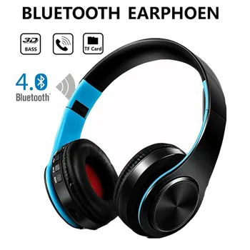 HIFI Stereo Kõrvaklapid, Bluetooth Kõrvaklappide Juhtmeta Peakomplekti Tugi FM-SD-Kaart koos Mic Mobiil Xiaomi Iphone Sumsamg Tablett