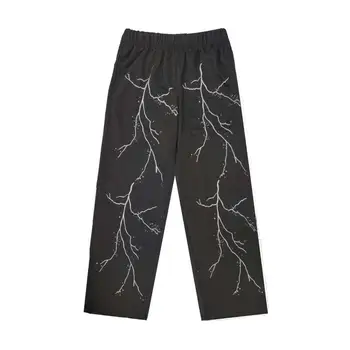 HOUZHOU Jaapani Streetwear Lai Jalg Püksid Harajuku Goth Kõrge Vöökoht Püksid Naiste Hipi Liiga Püksid Lahti Püksid Y2K