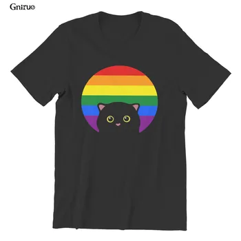 Hulgi Naljakas LGBT Pride Kass Armas Gay, Lesbi -, Bi-Orgaaniliste T-Särk Kingitus Streetwear 2021 Esteetiline korea Stiilis Mees 87805