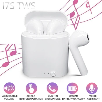 I7s tws õhu Juhtmeta Kõrvaklapid 5.0 Bluetooth Kõrvaklapid sport Earbuds Headset Koos Mic Laadimise kasti Kõrvaklapid Apple Iphone