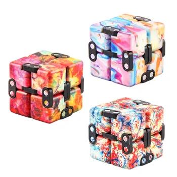 Infinity Magic Cube Lastele Täiskasvanute Dekompressiooni Square Puzzle Mänguasjad Anti Stress Fidget Mänguasi Leevendada Stressi Naljakas Käsi Mängus