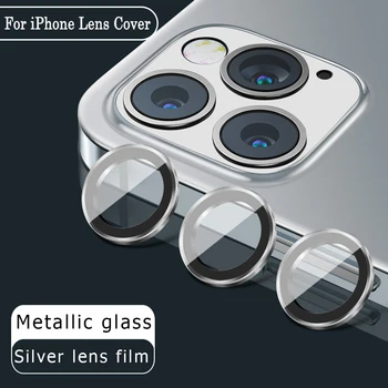 IPhone 12 Pro Max 12 Mini Metall + Karastatud Klaasist Objektiiv iPhone 12pro 12Mini Luksus Kaitsev Klaas Kork Kate Juhul