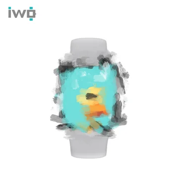 IWO 14 M Lite 40mm Dünaamiline Watch Face 3 UI Stiile Smart poolitatud Ekraanil Parool Lock Screen PK HW12