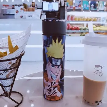 Jaapani anime Roostevabast Terasest Termosed Kaasaskantav Unisex Õpilaste Isiksuse Trendikas Vee Pudel