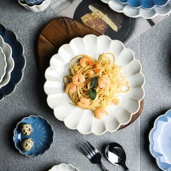 Jaapani Pitsist Vintage Keraamilised Lauanõud Riis Kaussi Isiksuse Plaat Maitse Roogasid Nuudel Kausi Koostisega Toidud Seatud Dinnerware