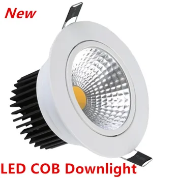 Juhitava Led valgusti valgus COB Lae Spot Light 5W 7W 9W 12W 85-265V lakke süvistatavad valgustid sisevalgustus