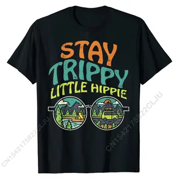 Jääda Trippy Väike Hipi Prillid Telkimine Suvel Laagris Kingitus-T-Särk Suvel Puuvill Mees, T-Särk Kohandatud Populaarne Tshirts