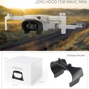 Kaamera Objektiivi Varjuk Päikesevarju Gimbal Objektiivi Kaitsva Katte -DJI Mavic Mini 2