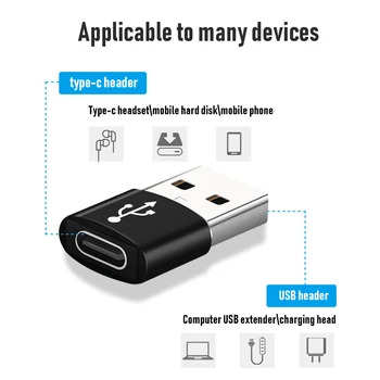 Kaasaskantav USB 3.0 Type A Male - > USB 3.1 C-Tüüpi Naine Converter Mini USB Type C Adapter-USB-C Standard Laadimine Andmete Ülekandmine