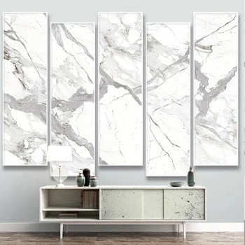 Kohandatud Suurus Seinamaaling Tapeet Kaasaegne 3D Jazz Valge Marmor Tekstuur Fresko elutoas TV Diivan Magamistoas Seina Paberid Seintele 3 D