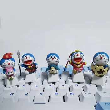 Koomiks Anime Modelleerimine Keycaps Sinine Armas Stereo Doraemon Nobita Shizuka Armas Klaviatuuri Keycap Isiksuse Disain Asendamine