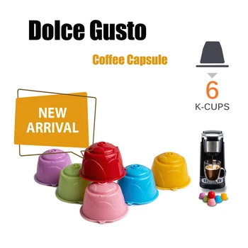 Korduvkasutatavad Kohvi Kapsel Nescafe Dolce Gusto Plastikust Filter Podi jaoks Dolci Mõnu Mini Coffee Maker Machine, Cup Köök Tegija Lusikas