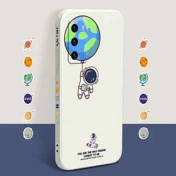 Kosmoseprogrammi Muster Telefoni Puhul Huawei P40 P40Lite P30 P20 Mate 40 40Pro 30 20 Pro Lite P Smart 2021 Y7a Silikoonist Kate