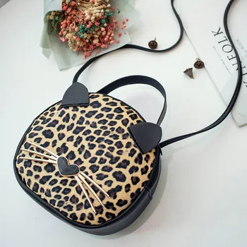 Kuulsa Moe-Naised Leopard Printida Crossbody Kott Mini Ringil Uus Õlakott Telefon Kass Disain Daamid Käekotid Unikaalne Trend Tüdruk