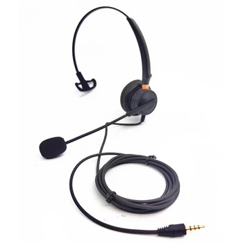 Kõnekeskuse Juhtmega Peakomplekt, Millel Müra Tühistamine Mikrofoni 3,5 MM Pistik Üle Pea Telefoni Hääl Sisetelefoni Arvuti Kõrvaklappe