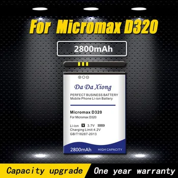 Kõrge kvaliteediga 2800mAh Micromax D320 Aku Micromax D320 Telefoni aku
