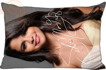 Kõrge Kvaliteediga Kohandatud Selena Gomez Padjapüür 45x35cm(Üks Pool) Rectang Tõmblukk Prindi Mugav Padjapüür Kate