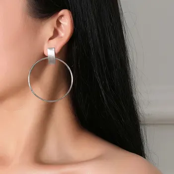 Kõrvarõngad Naistele 2021 korea Fashion Klipp Kõrvarõngad Kullast Kõrvarõngad Tolknema Kõrvarõngad 2021 Trend Hoop Kõrvarõngas Retro Ehted