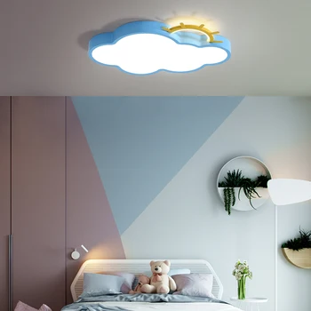 LED Pilv laelambid raud Lambivarju valgusti Lakke Lamp laste Baby kids magamistuba valgustid Värviline valgustus