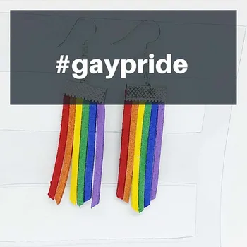 LESBID, Bi-ja Transseksuaalide Gay Pansexual Mittesuguline Gay Pride Avaldus Trans Vikerkaar Tolknema Tutt Kõrvarõngad