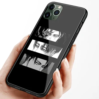 Levi Ackermam EYS Rünnak Titan Klaasi Pehmest Silikoonist Telefon Case FOR IPhone SE 6 7 8 Plus X-XR, XS 11 12 Mini Pro Max Katab Kest