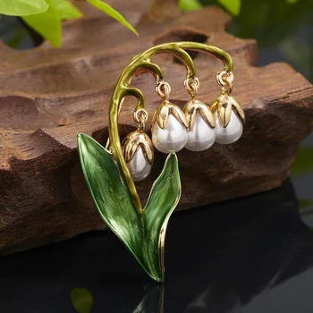Lihtne, Elegantne Orhidee Õie Prossid Naiste Minimalistliku Stiili Pearl Aksessuaar Klassi Moe Tehase Sõle Pin-Ehted Uute Kingitus