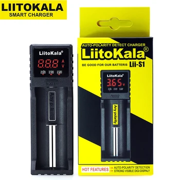 LiitoKala lii-600 lii-S2 lii-500s lii-S1 lii-S6 LCD 3.7 V 1.2 V 18650 26650 16340 14500 10440 18500 Aku Laadija