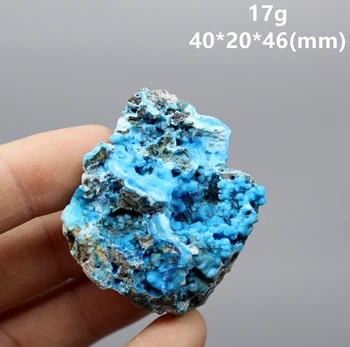 Looduslik sinine Gibbsite mineraal-näidis kivide ja kristallide tervendav kristallid kvarts kivid tasuta shipping